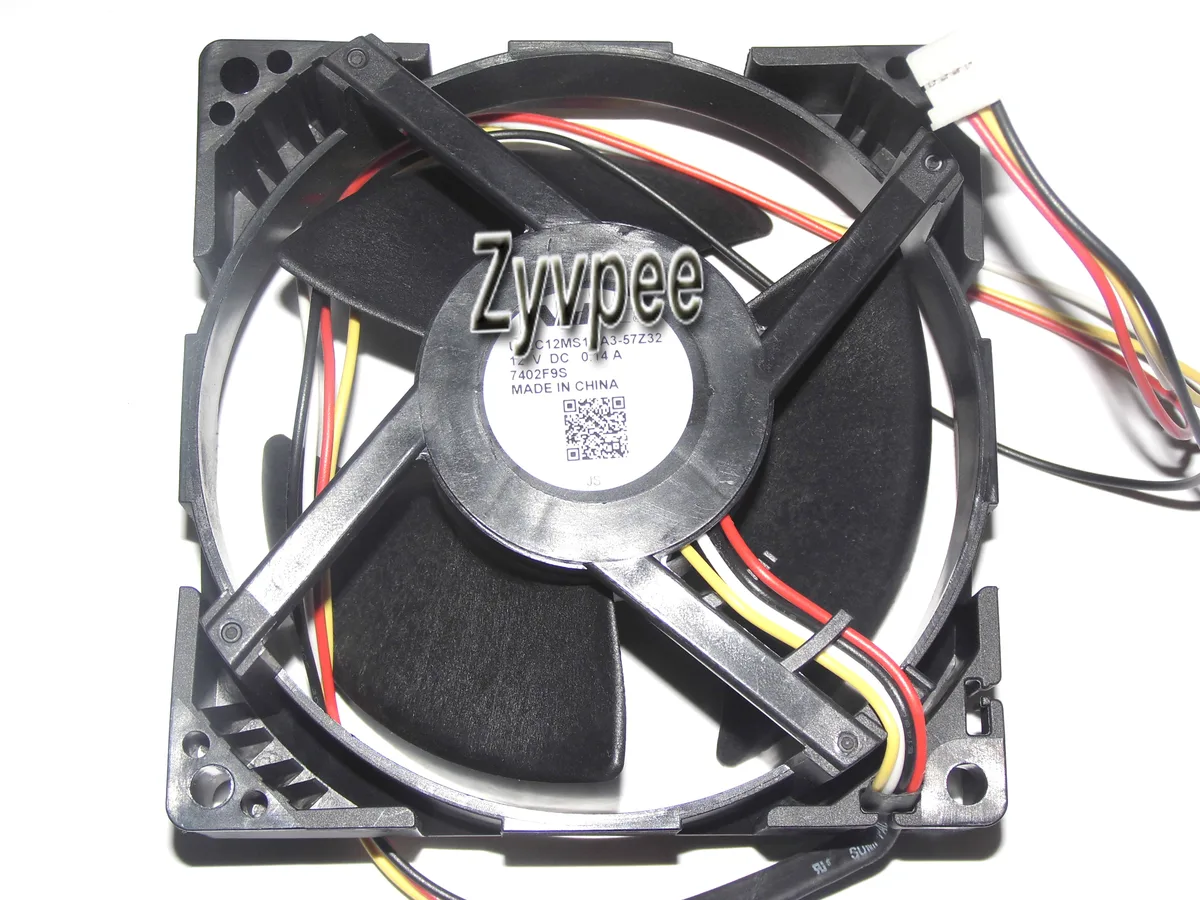 Zyvpee Zyvpee U92C12MS1BA3-57Z32 90x32mm 12V 4 Pin Case Fan — product photo