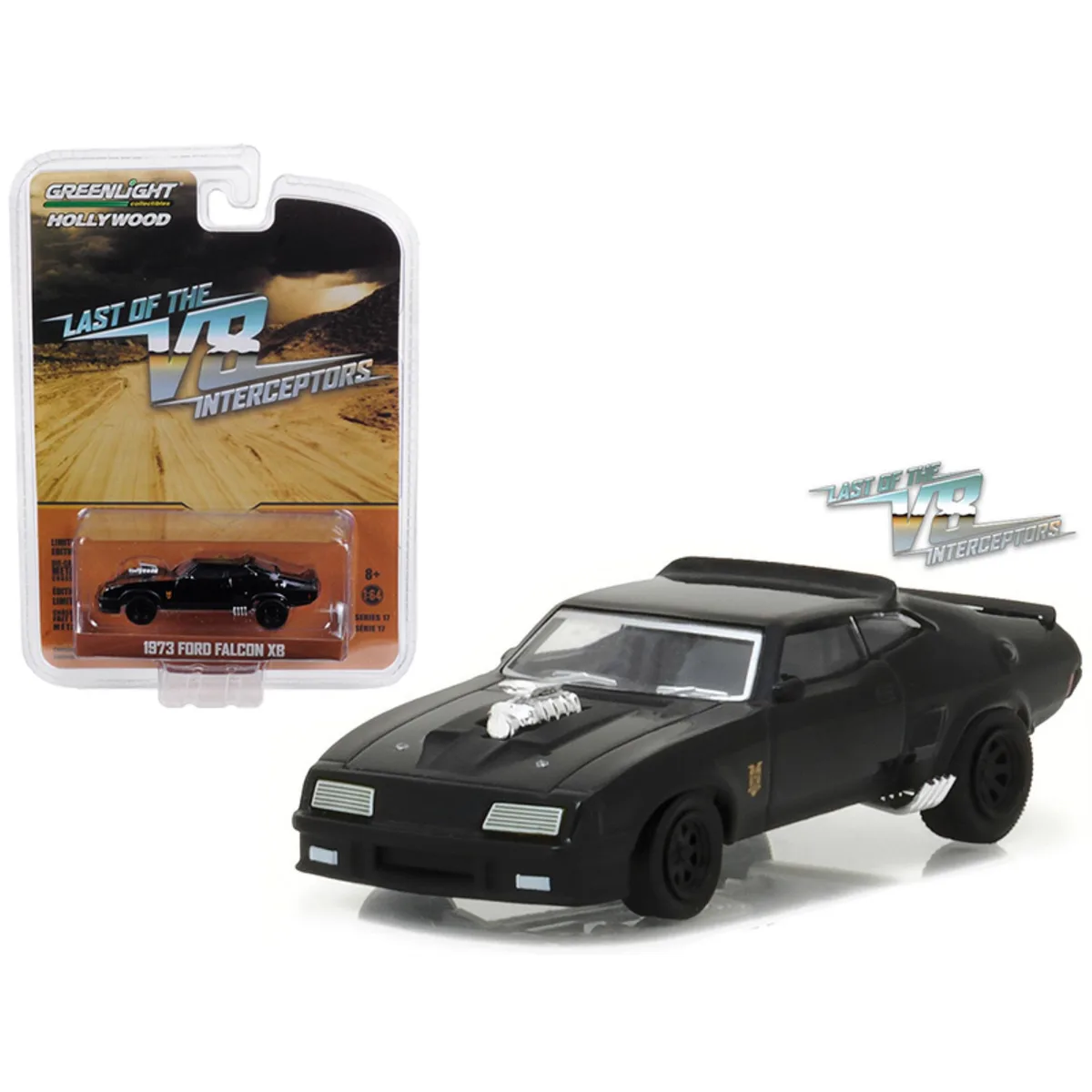 GREENLIGHT GREENLIGHT 1973 Ford Falcon XB "Last of the V8 Interceptors" 1/64 Diecast Vehicle Release 17 — product photo