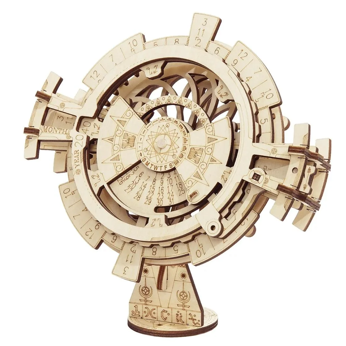 ROKR ROKR 3D Wooden Puzzle Perpetual Calendar STEM Toy — product photo