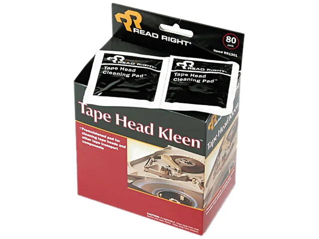 Read Right Read Right RR1301 Tape Head Cleaning Pads, 80/Box — product photo