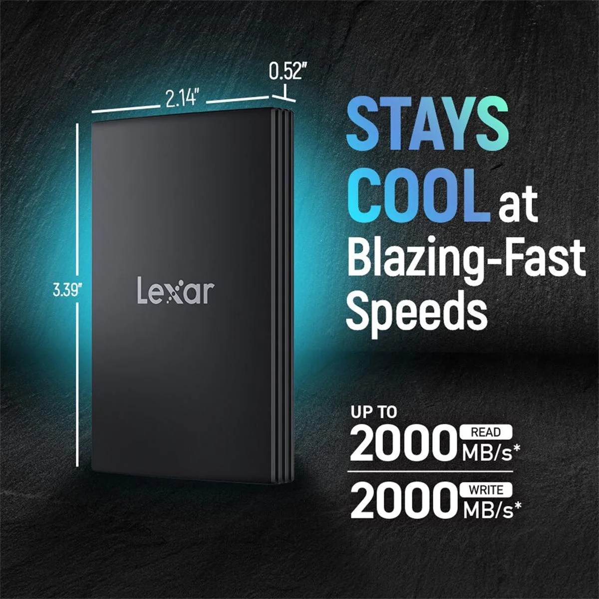 Lexar Lexar ARMOR 700 2TB Portable SSD LAR700X002T-RNBNG — product photo