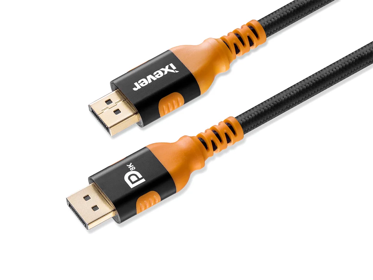 iXever iXever DP14-2M DisplayPort 1.4 cable 6 ft 8K 60Hz 4K 144Hz — product photo