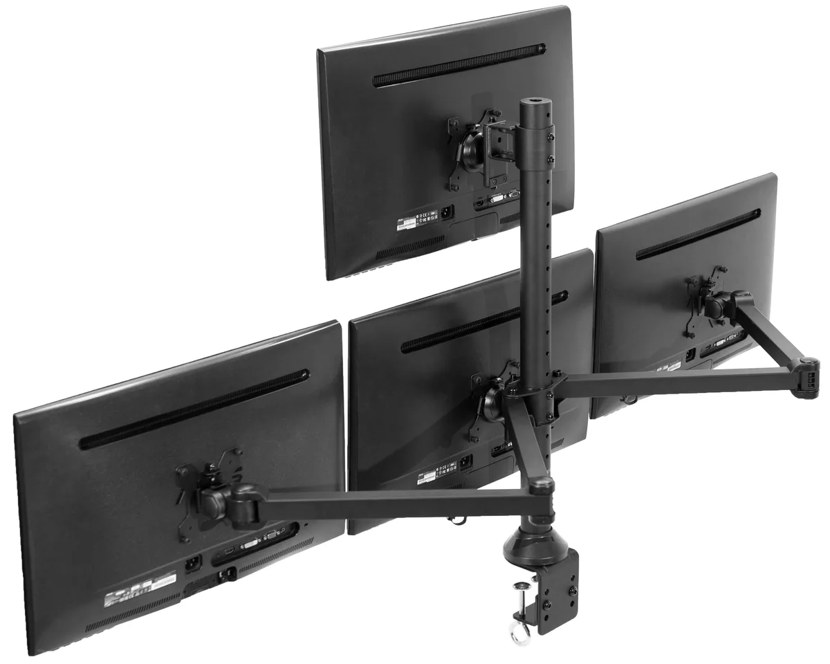 VIVO VIVO STAND-V104A Quad Monitor Desk Mount 13-32" 22 lbs — product photo