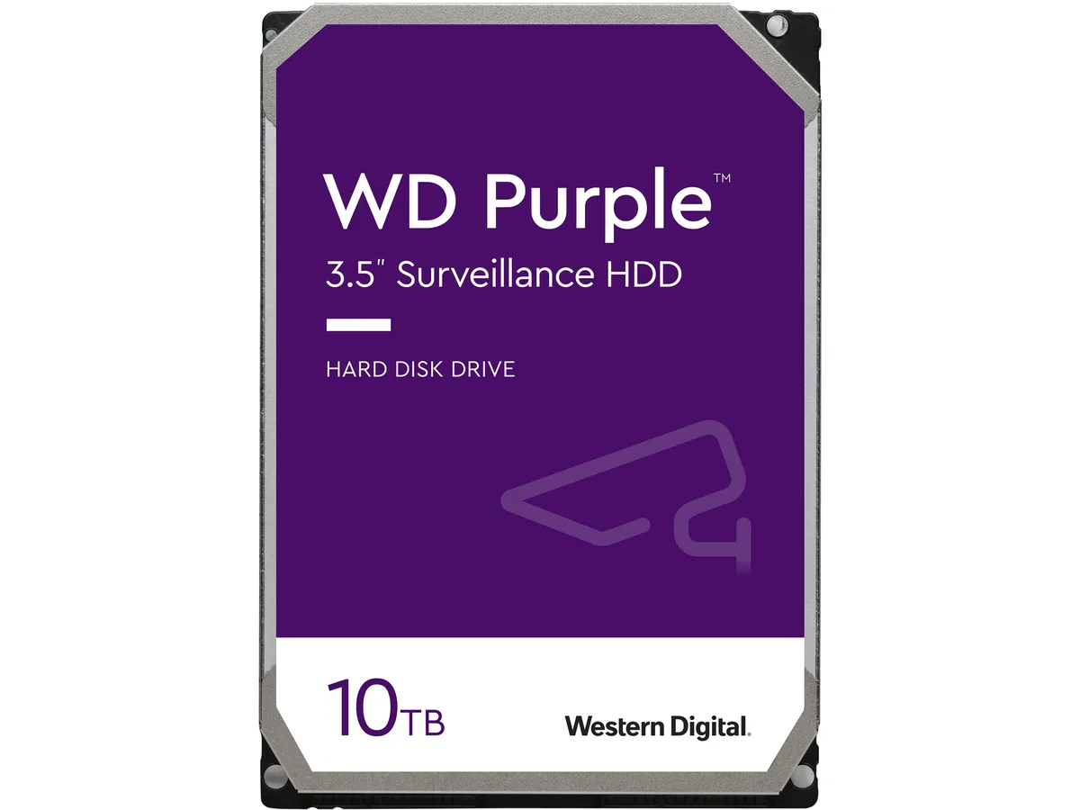 Western Digital Western Digital WD101PURZ 10TB 7200 RPM 256MB SATA 6.0Gb/s 3.5" internal hard drive — product photo