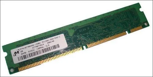 Micron Technology, Inc. Micron Technology, Inc. MT4LSDT864AG-133B1 64MB DDR1 133MHz 168-P Desktop Memory — product photo