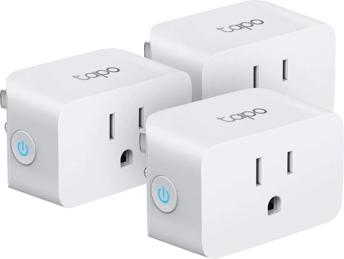 TP-Link TP-Link Tapo TP15 Smart Plug Mini Matter 3-Pack White — product photo
