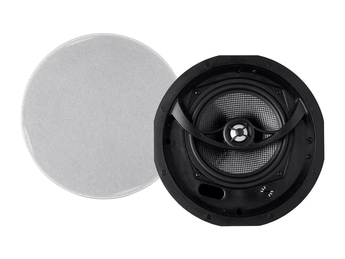 Monoprice Inc. Monoprice Alpha 113684 6.5 Inch Carbon Fiber Ceiling Speakers Pair — product photo