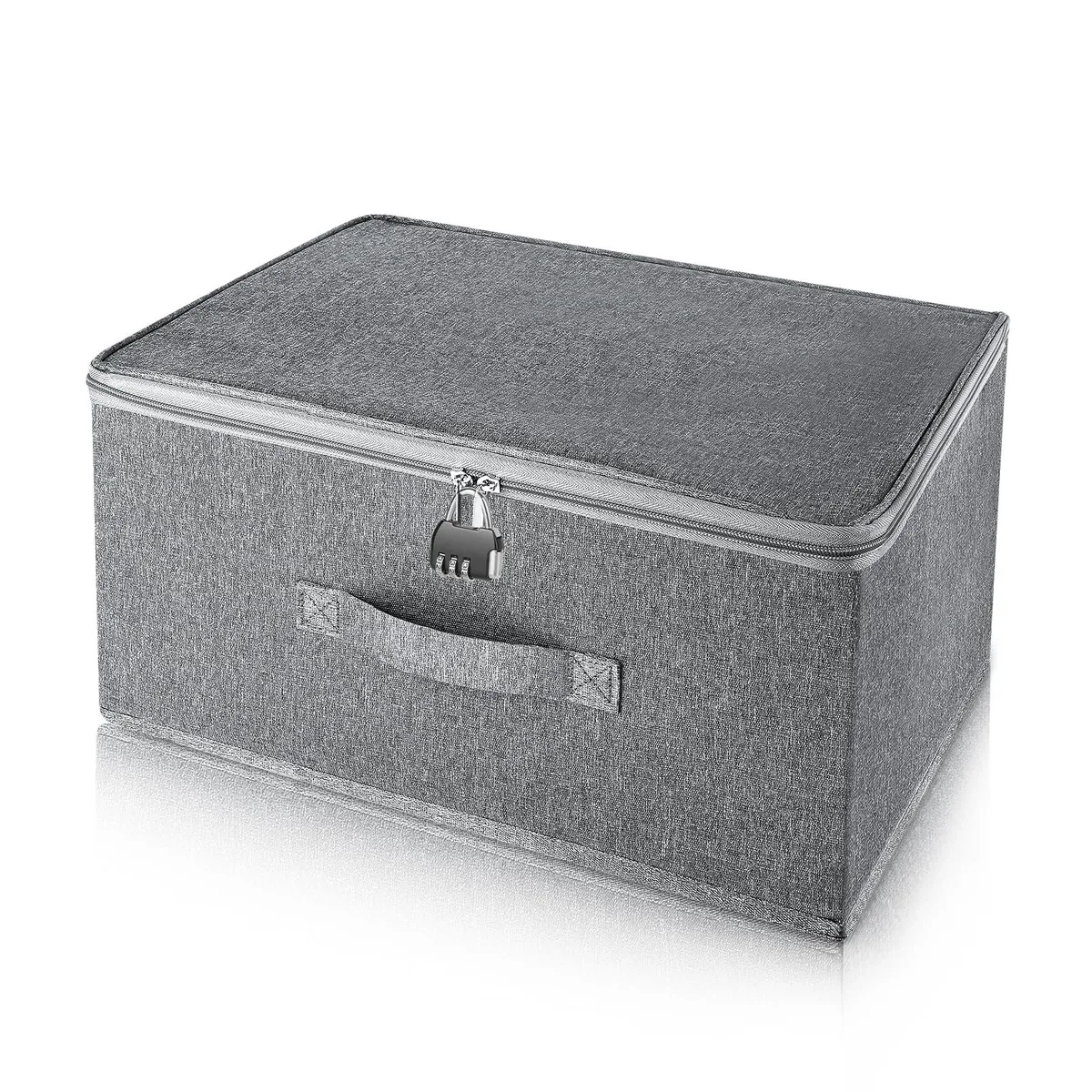  Clapery 001 storage box 15 L x 6 W x 10 H inches grey — product photo