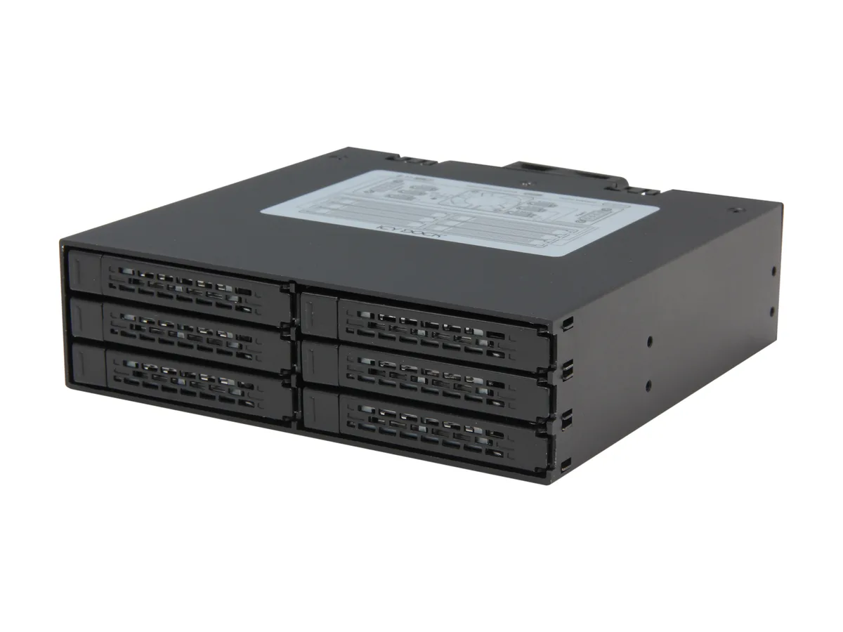 ICY DOCK ICY DOCK MB996SP-6SB 6 x 2.5" SATA hdd accessory for 5.25" bay — product photo