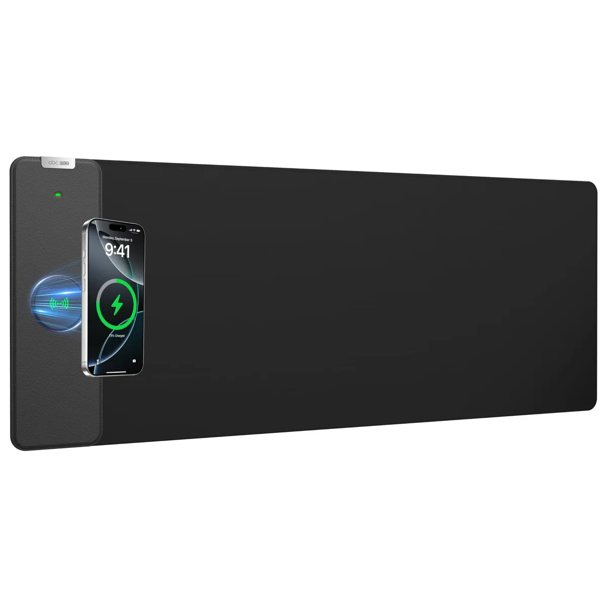  abc.mat HD90 Magnetic Wireless Charging Mouse Pad 31.5x11.8in — product photo