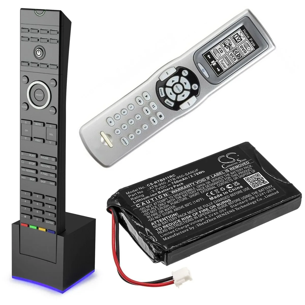  Cameron Sino RTI Battery 750mAh 3.7V 50.16x29.98x6.39mm — product photo