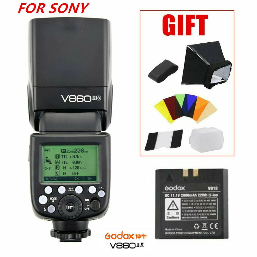 Just buy Inc Just buy Inc Godox V860II-S Camera Flash — product photo