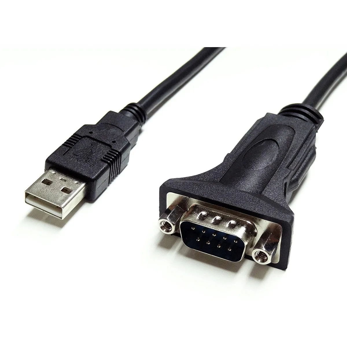 Tera Grand USB 2.0 to RS232 serial DB9 adapter cable with hex jack nuts