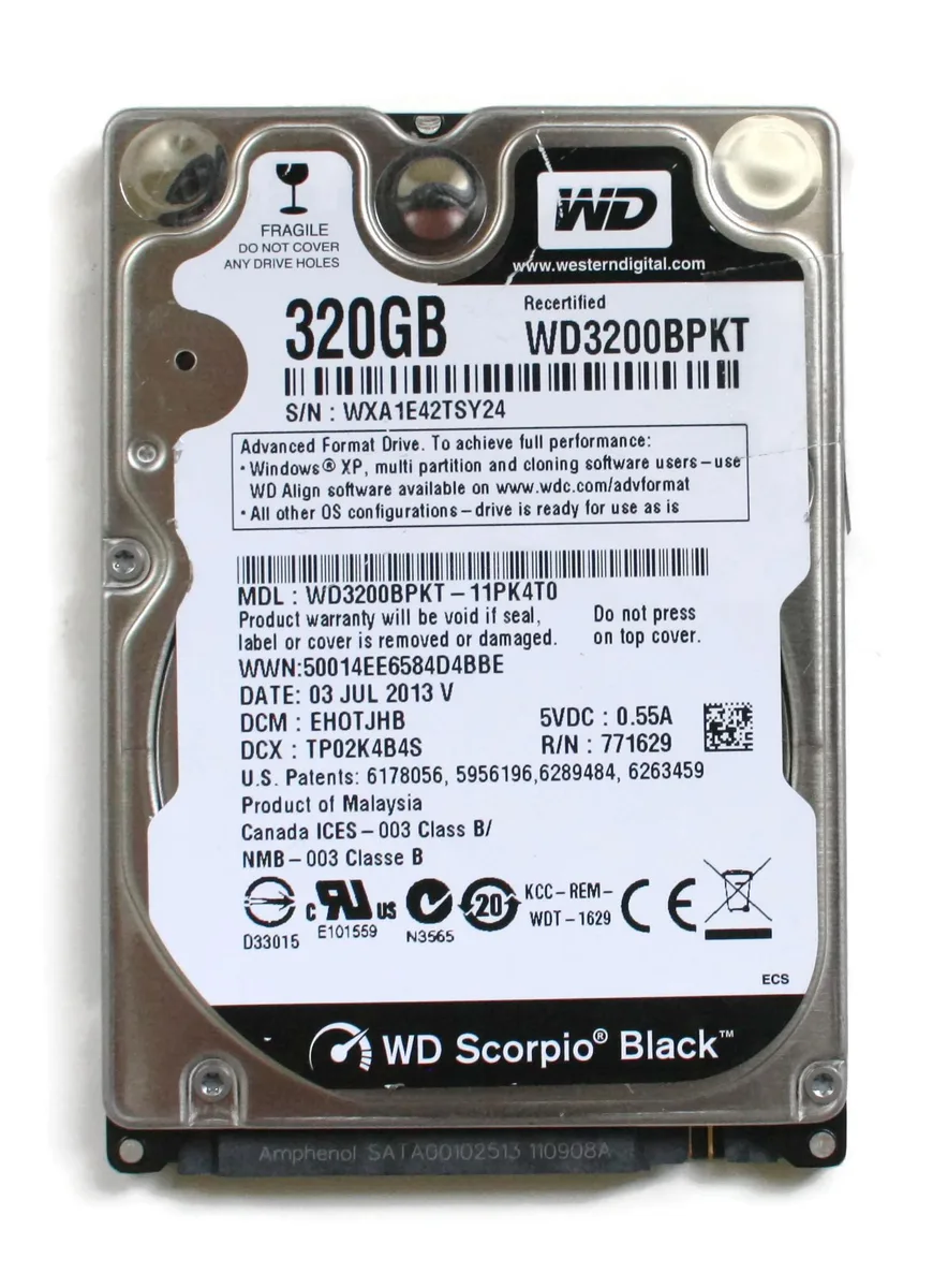 Western Digital Western Digital WD3200BPKT 320GB 2.5'' Hard Drive Adapter — product photo