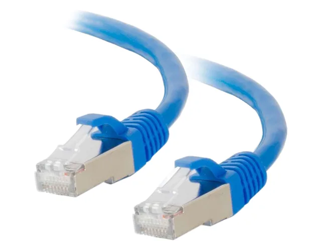 Cables To Go Cables To Go 00791 Cat6 STP network ethernet cable 1 ft Blue — product photo