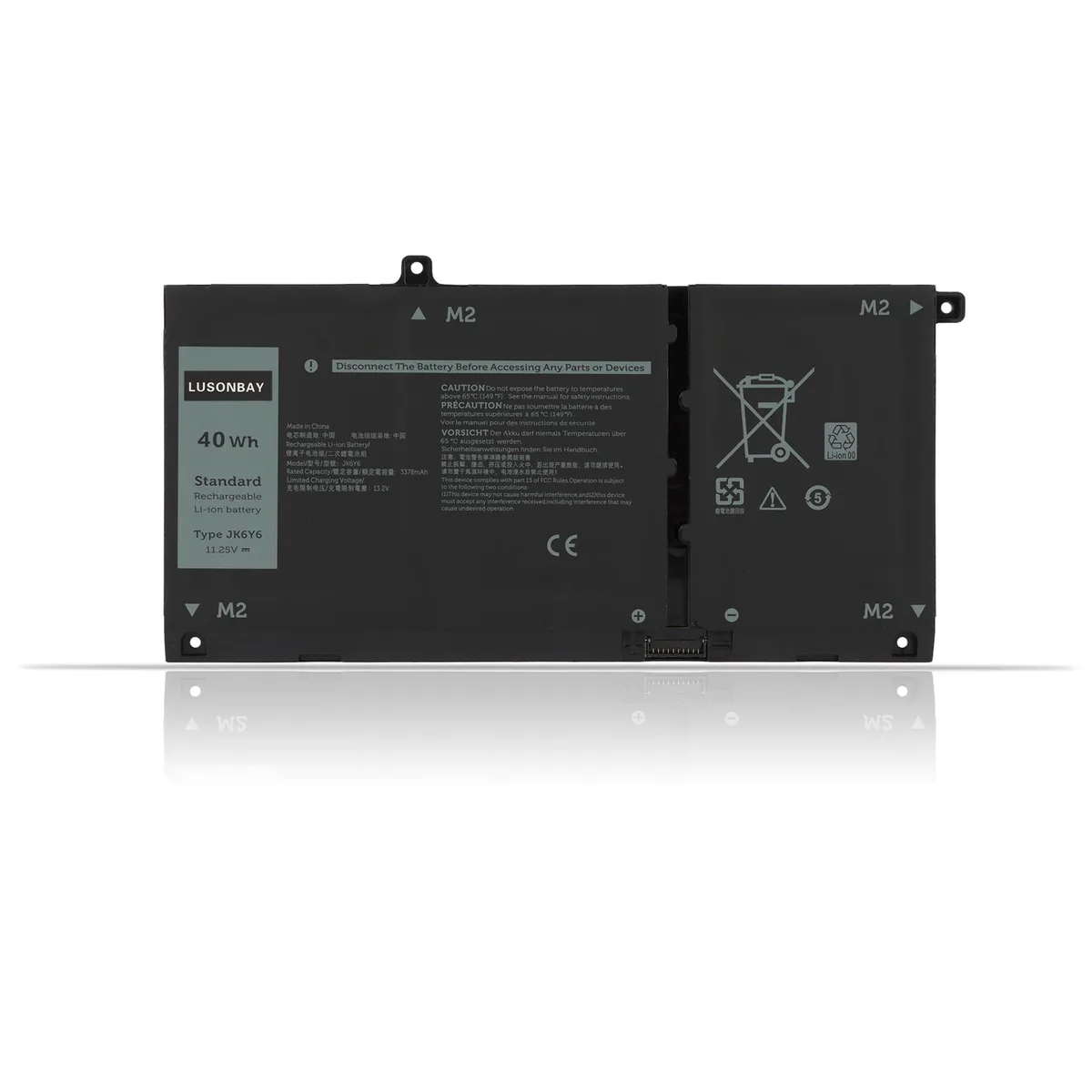 KingSener KingSener JK6Y6 40WH 11.25V laptop battery — product photo
