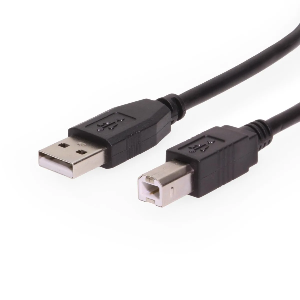  USBGear USB 2.0 Type-A to Type-B Cable 2 ft Black — product photo