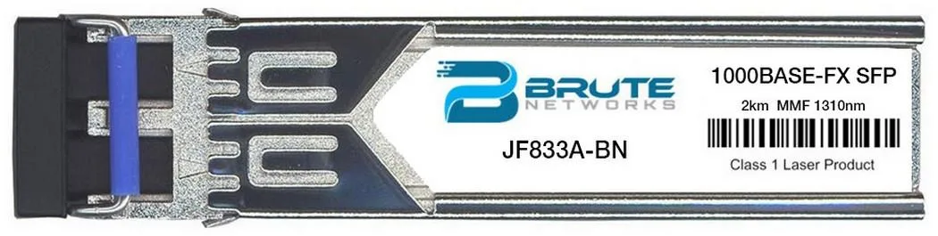 Brute Networks Brute Networks HP JF833A 100BASE-FX 2km 1310nm SFP transceiver — product photo