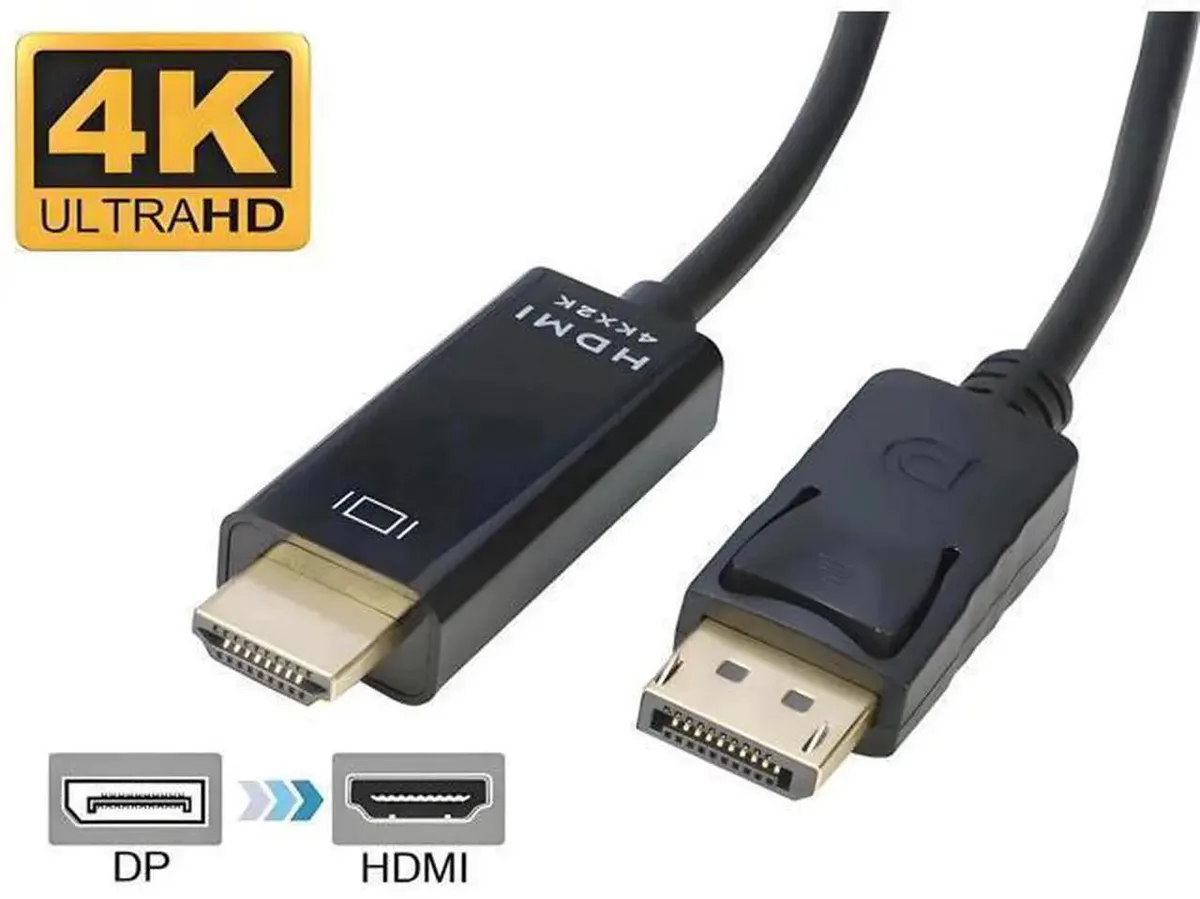 SMUGDESK SMUGDESK 6ft DisplayPort to HDMI Cable — product photo
