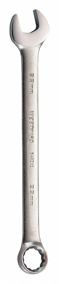 Westward 22 mm combination wrench satin finish offset head 11 12 in overall length