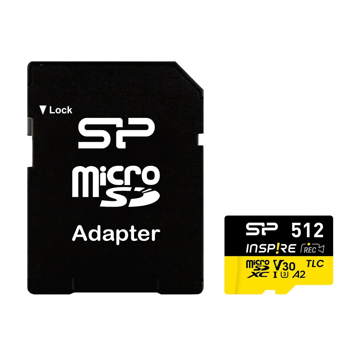Silicon Power Silicon Power 512GB Inspire microSDXC memory card A2 V30 UHS-I 170MB/s — product photo