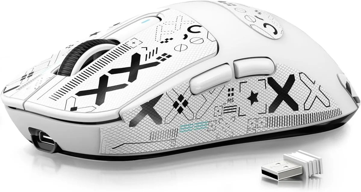  ATTACK SHARK X3 MANBASNAKE 49g 26K DPI 16 Button Gaming Mouse — product photo