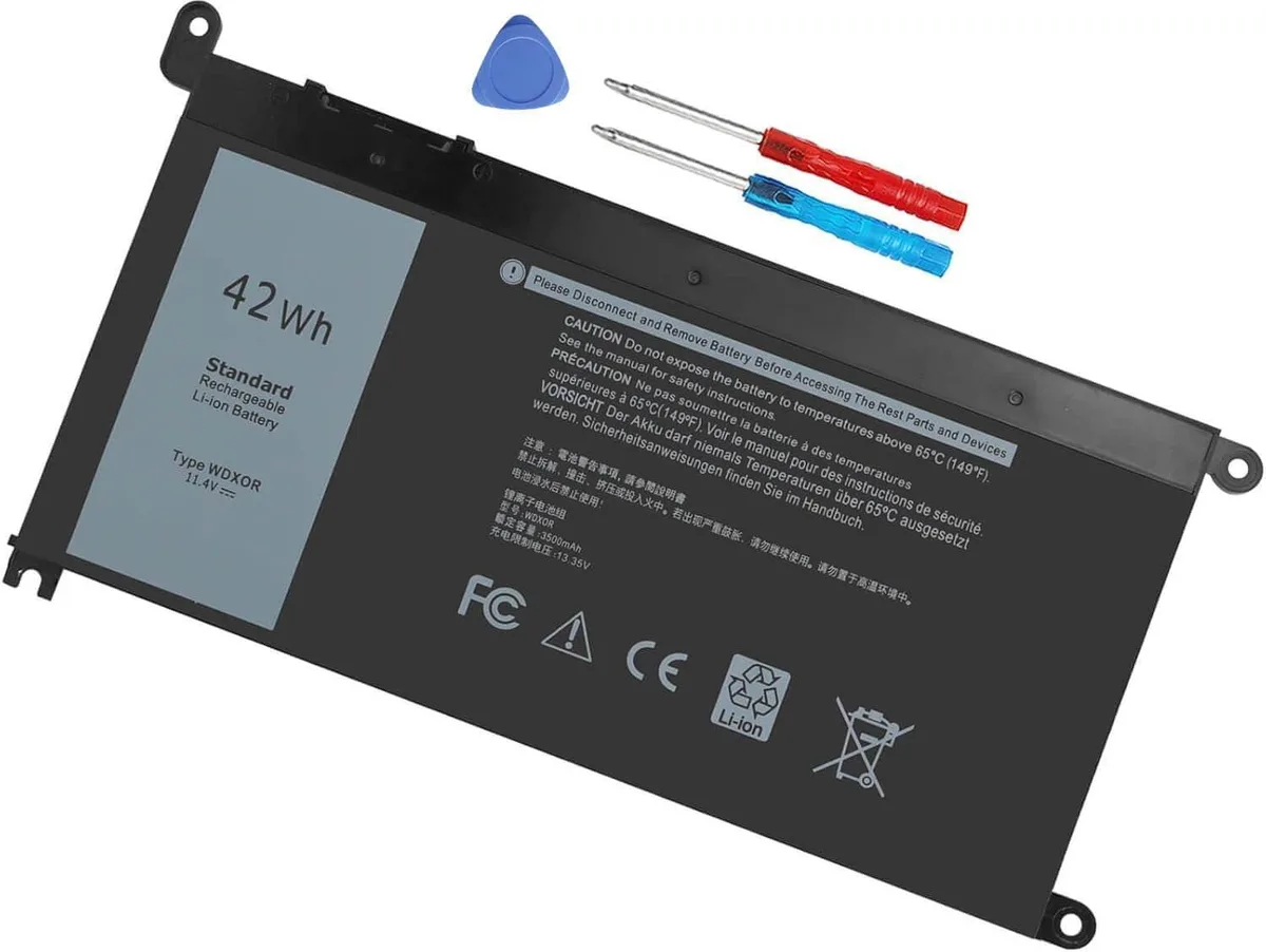 PISKEKAT PISKEKAT laptop battery 11.4V 42WH 3-cell black with 2 screwdrivers — product photo