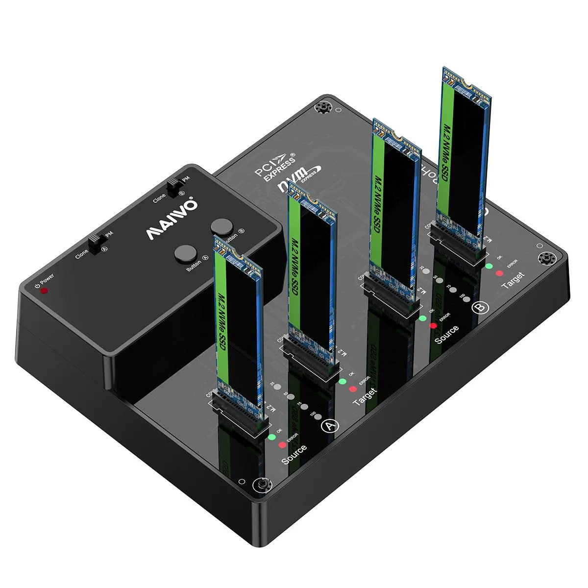 MAIWO MAIWO 4 Bay NVME M.2 Docking Station Duplicator — product photo