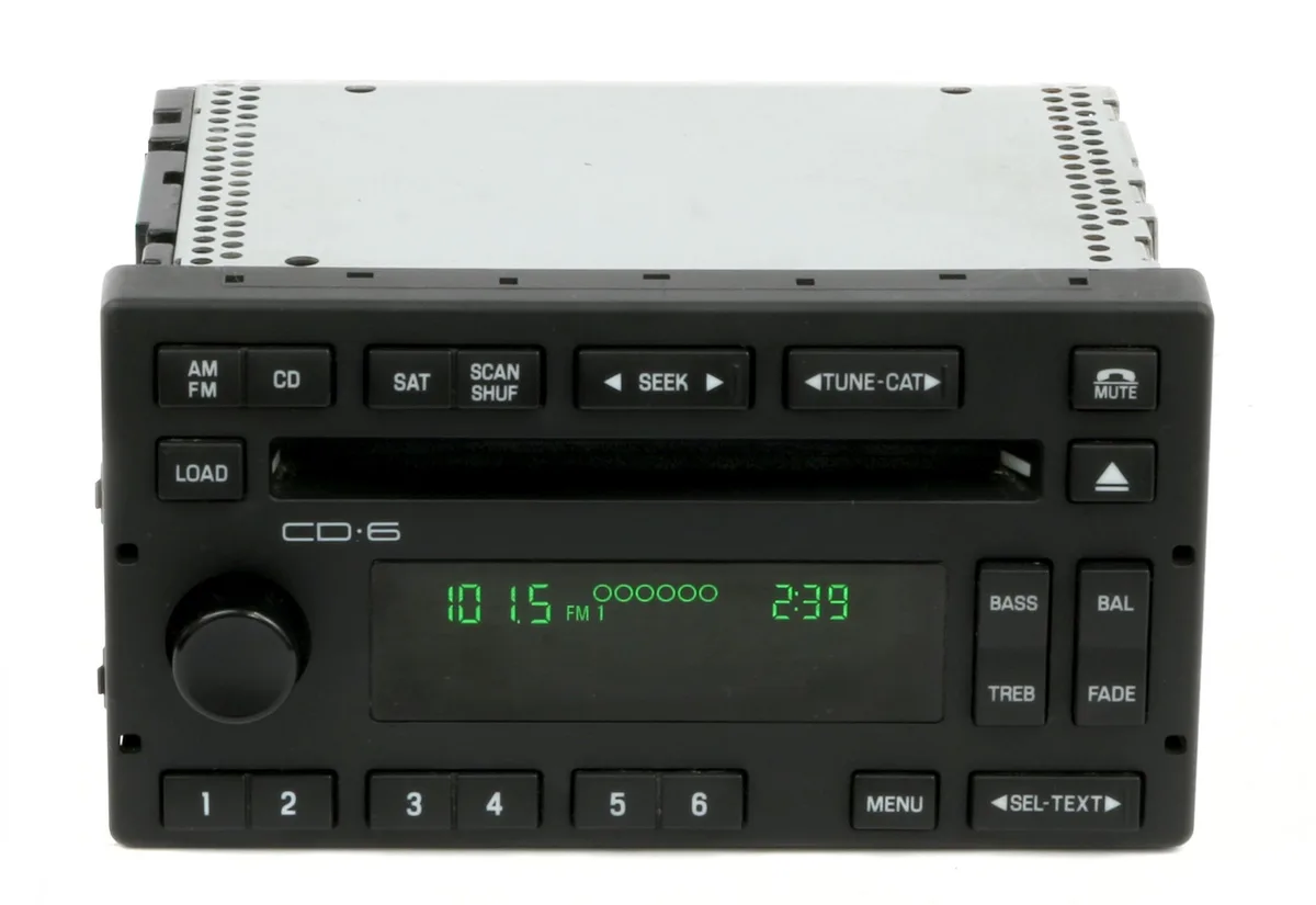 1 Factory Radio 1 Factory Radio 6W7T-18C815-AA AM FM Radio 6 Disc CD Player receiver — product photo