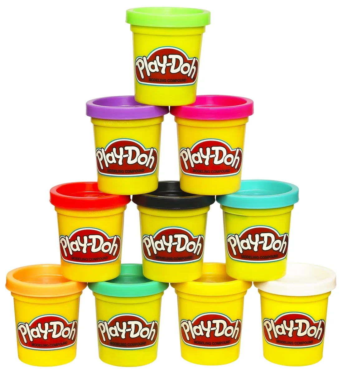 Play-Doh Modeling Compound 10-Pack Assorted Colors 2 oz Cans — product photo