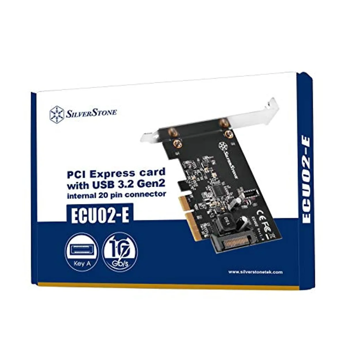 Silverstone Technology Silverstone Technology RNAB08D2YTYTS RAID controller PCIe 3.0 x2 USB 3.2 Gen 2 20-pin Key-A — product photo
