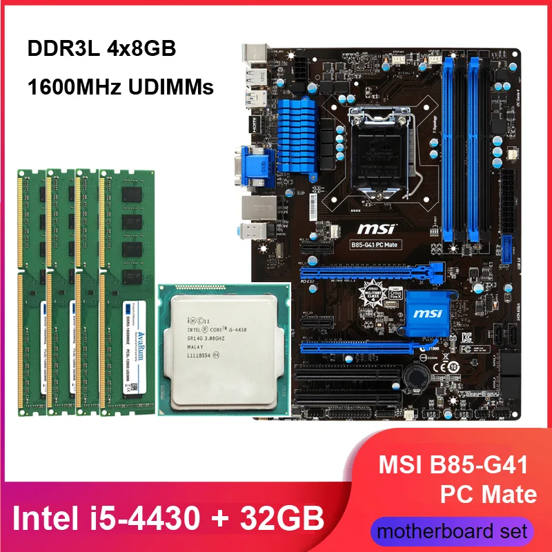 Avarum Avarum B85-G41 PC Mate i5-4430 32GB DDR3L embedded solution — product photo