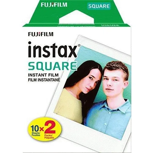 FUJIFILM FUJIFILM 16583664 Instax Square Film 20 exposure camera accessory — product photo