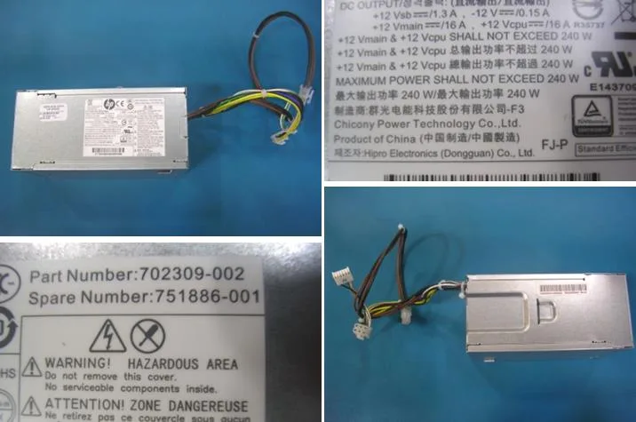 HP HP 751886-001 240 W server power supply for Promo 800Ed Sff 600Pd Sff — product photo