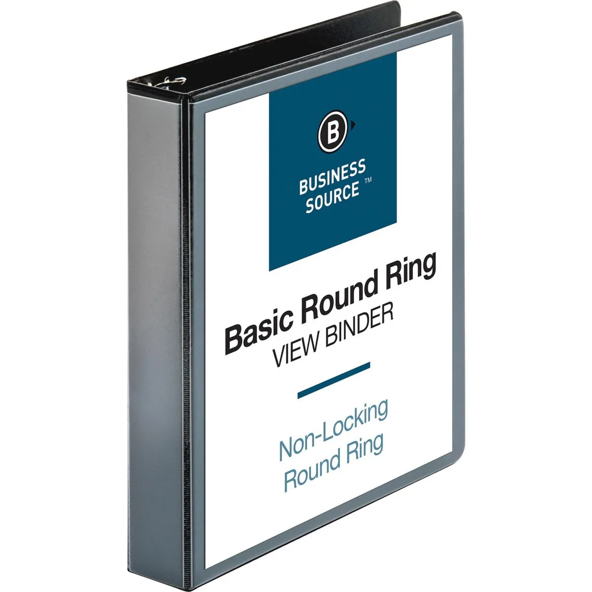 Business Source Business Source 9954 View Binder 1-1/2" 350 Sheets Black — product photo