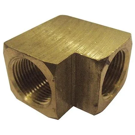 Ten brass 90-degree female NPT elbows Class 150 pack