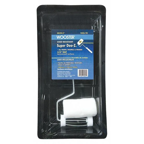 Wooster Brush Company Wooster Brush Company RR394-4 Paint Roller Kit 4in — product photo