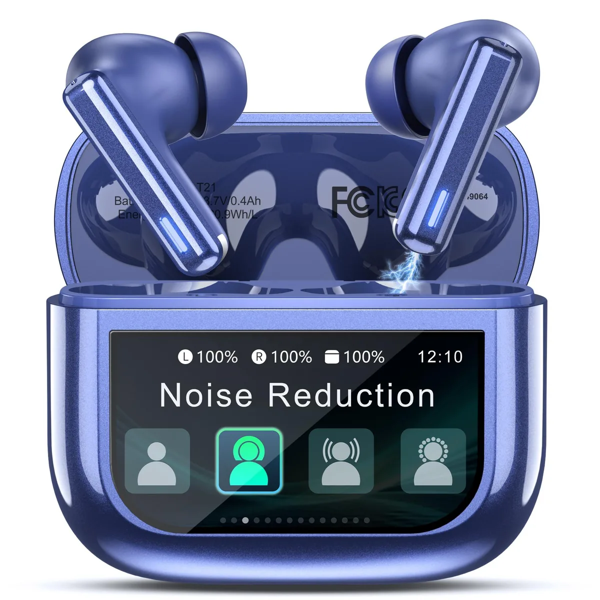 No Sew No Sew ZIUTY T21 True Wireless Earbuds Dark Blue 14.2mm 40h — product photo