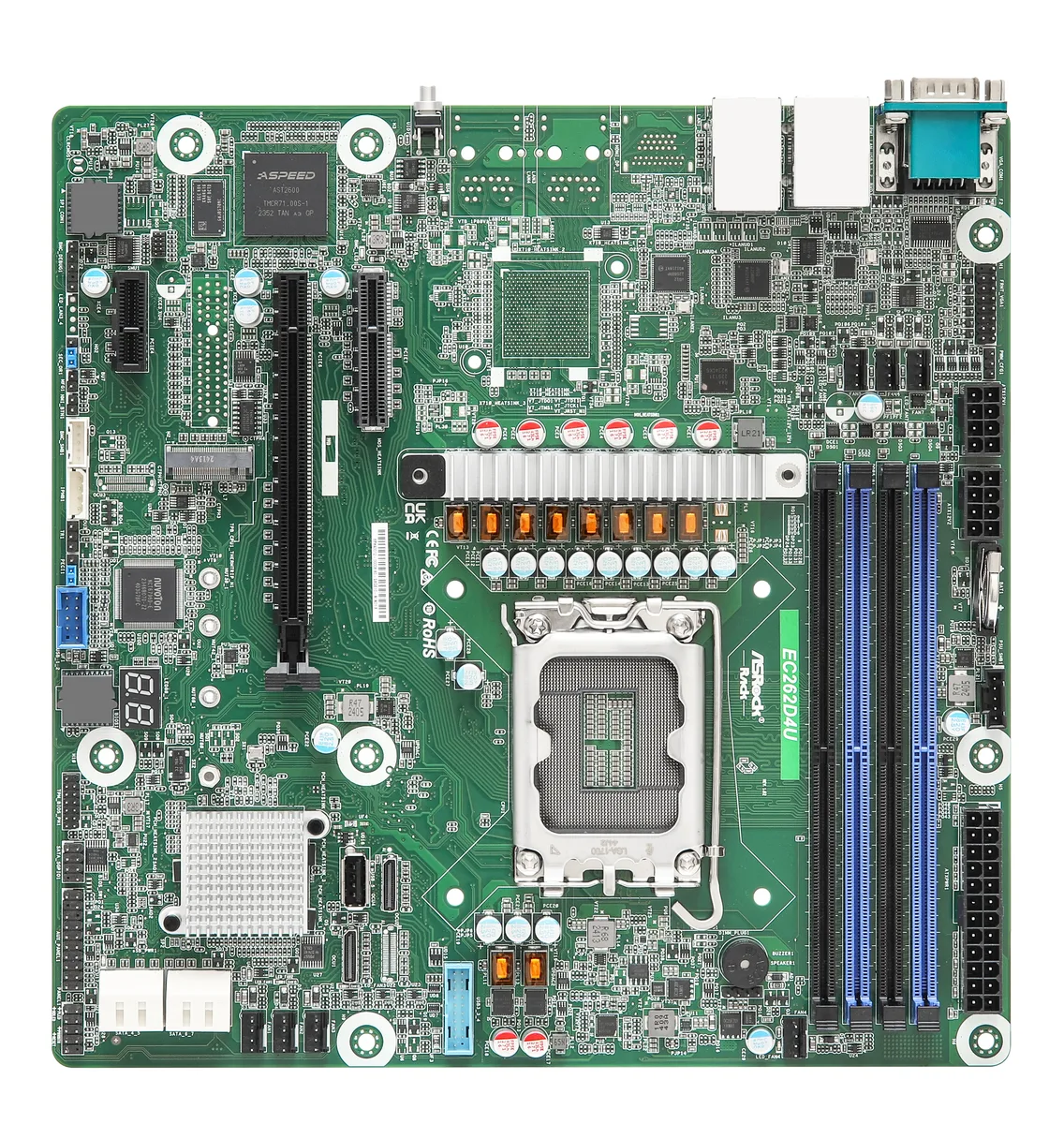 ASRock Rack ASRock Rack EC262D4U Micro-ATX Server Motherboard LGA 1700 C262 — product photo