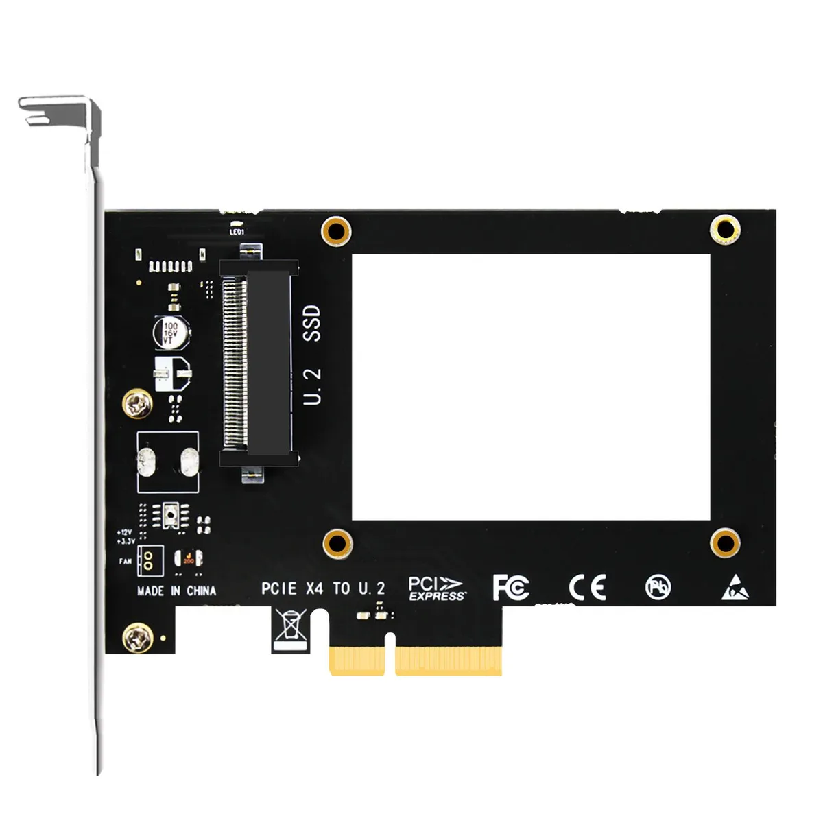 GLOTRENDS GLOTRENDS U.2 PCIe 4.0 X4 hard drive adapter — product photo