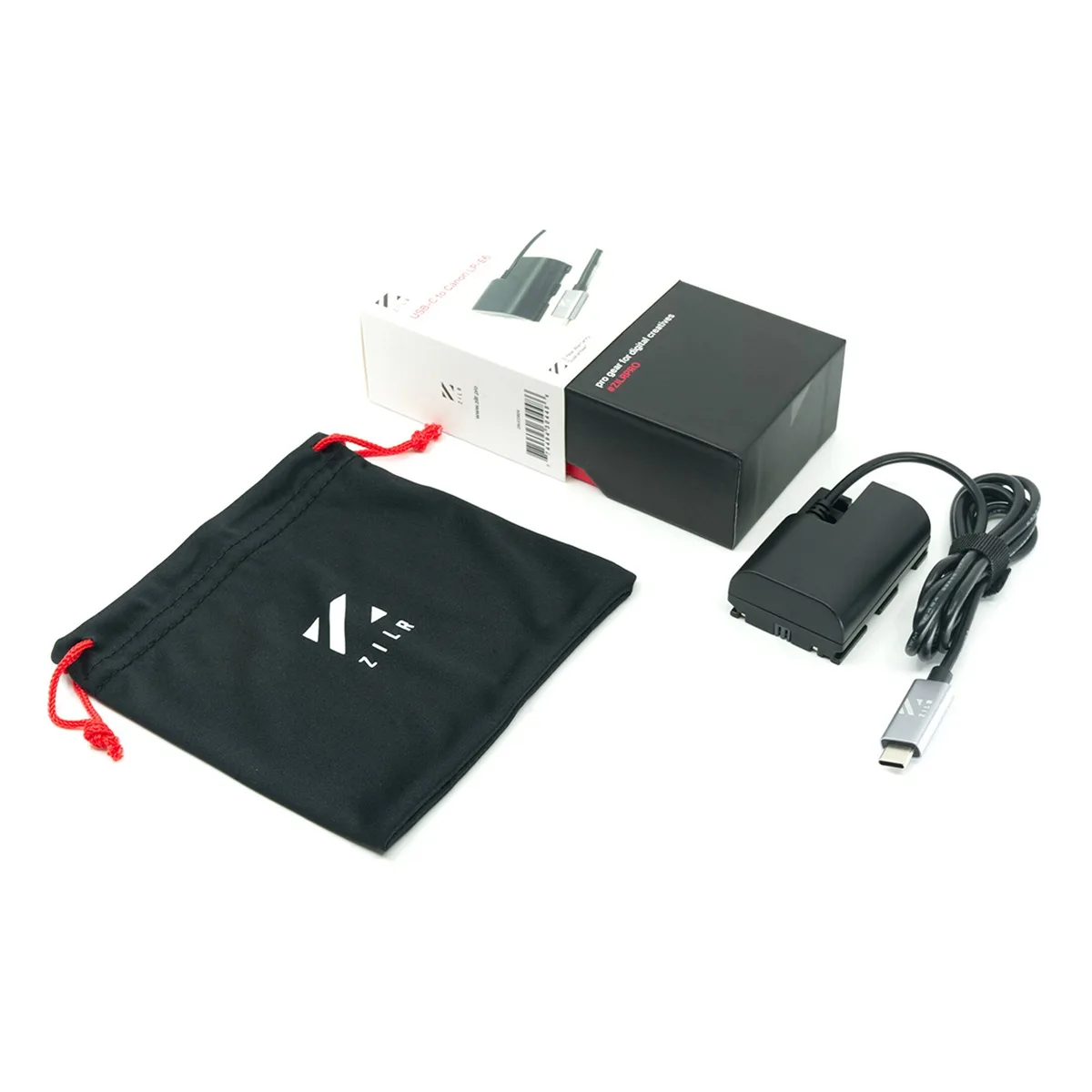 ZILR ZILR USB-C to Canon LP-E6 Dummy Battery — product photo