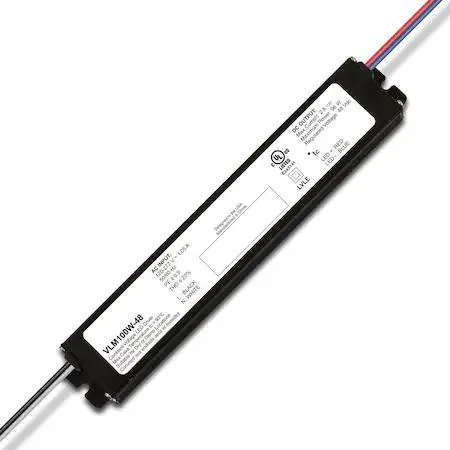 Compact rectangular LED driver in black finish, labeled 12V 60W