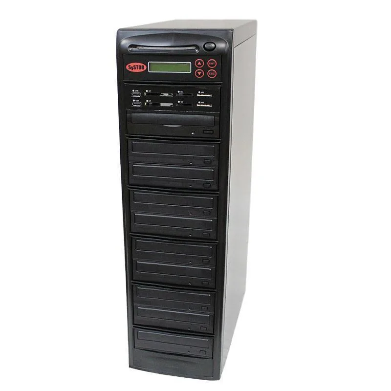 Systor Systor PMBC-P-09 Multi Media Center PLUS 1-to-9 DVD Duplicator — product photo