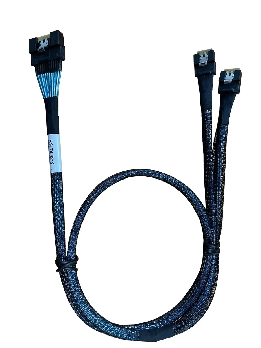 Vszerda Vszerda SlimSAS x8 74pin to 2x x4 38pin 80cm Cable — product photo