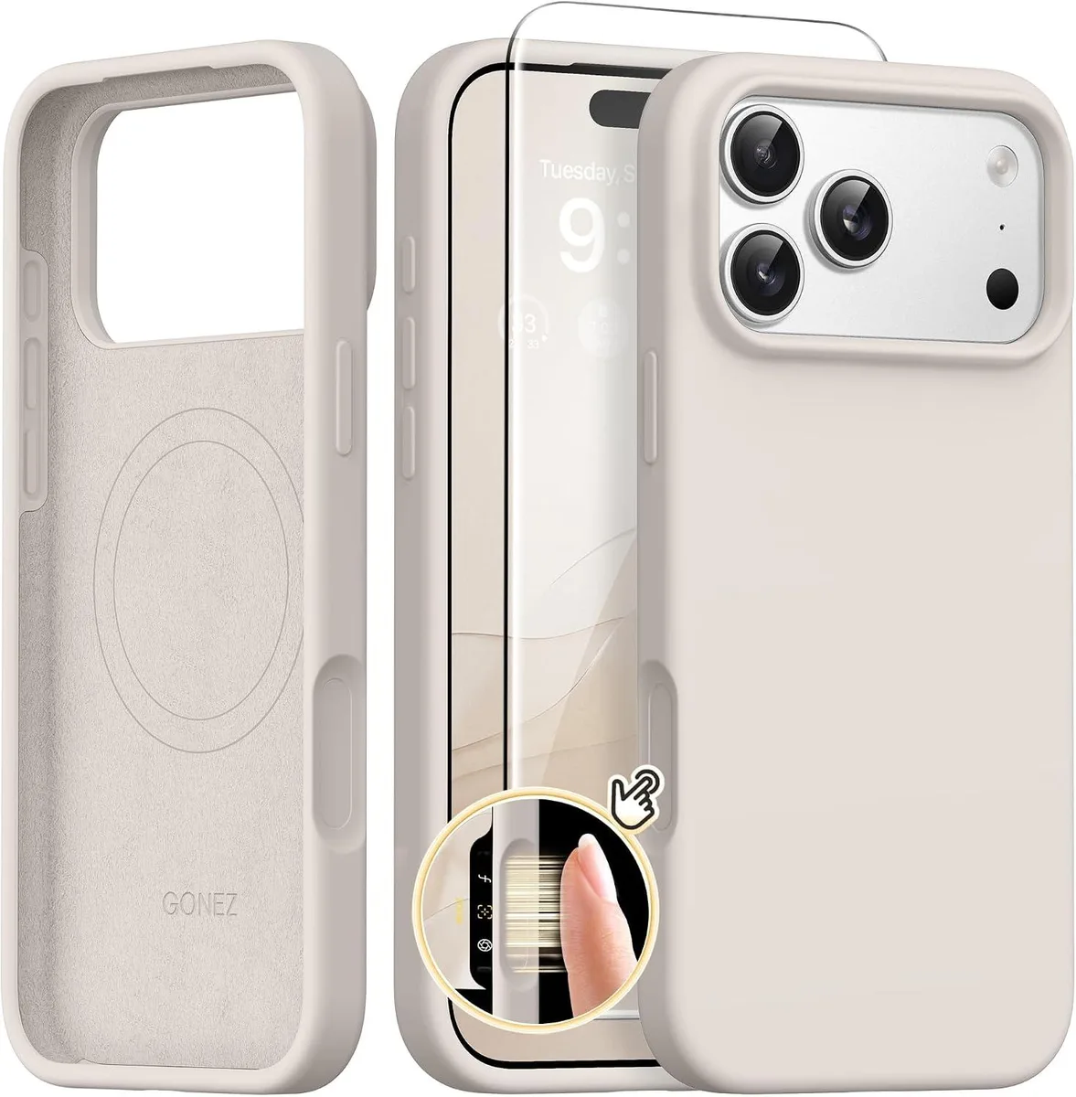 Transcend Transcend Magnetic Case for iPhone 17 Pro Max 6.9 inch Stone — product photo