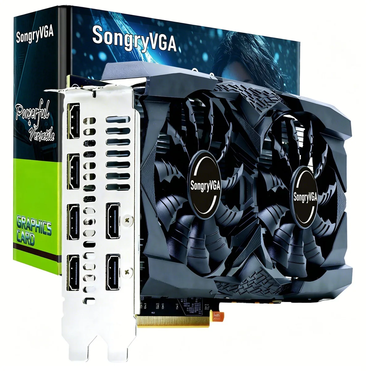 SongryVGA SongryVGA RX 5600 XT 6GB GDDR6 6 HDMI Graphics Card — product photo