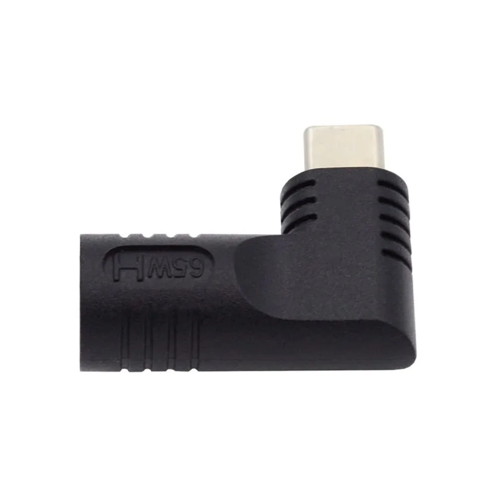 Fervit Fervit 5.5x1.7mm DC Jack to USB-C 90° Adapter 65W — product photo