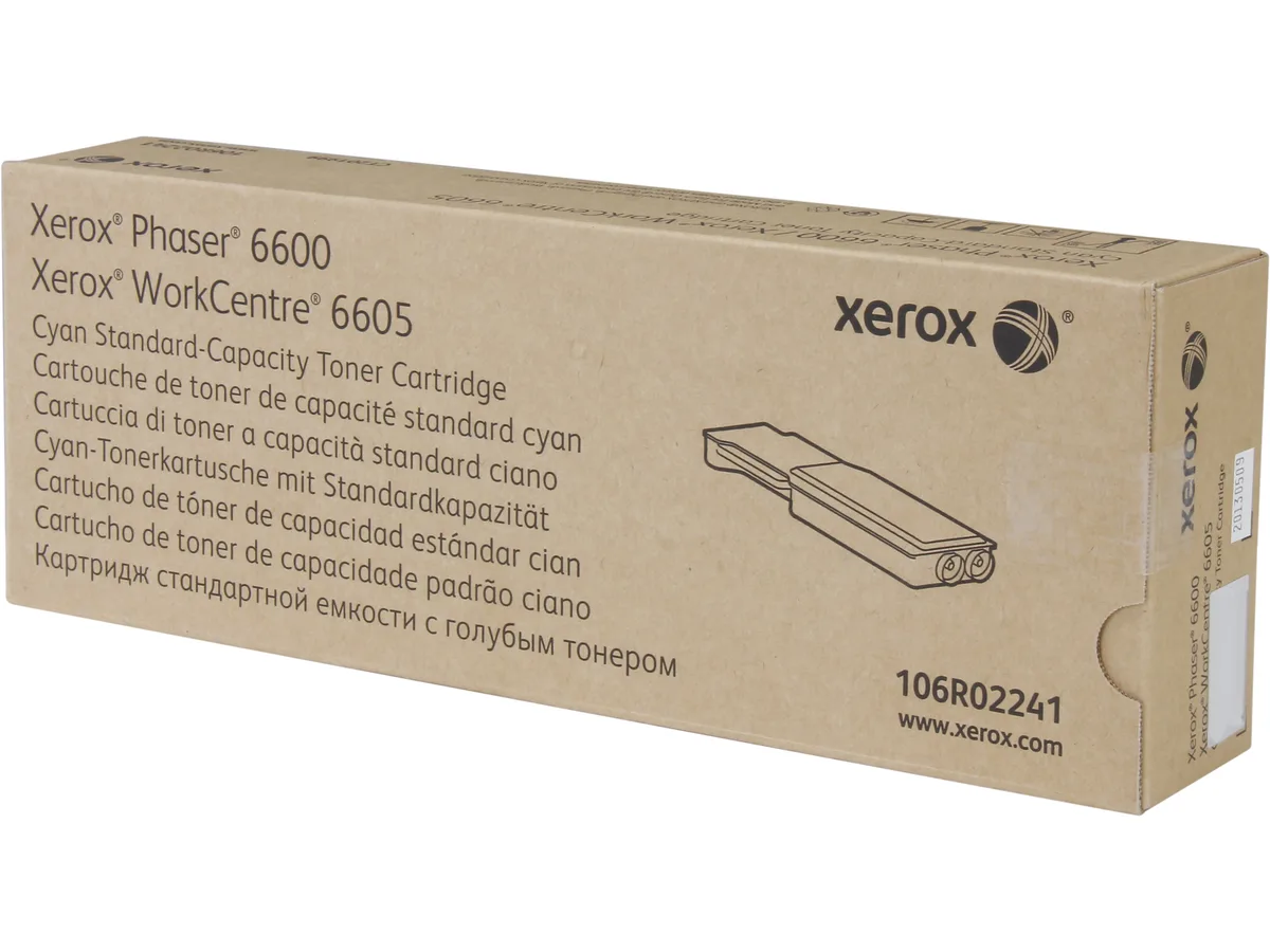 XEROX Xerox 106R02241 Cyan Toner Cartridge 2000 Pages — product photo