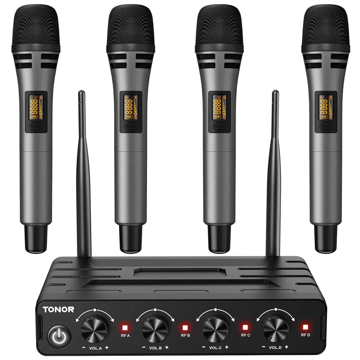 Gemini TW360 4-channel UHF wireless microphone system — product photo
