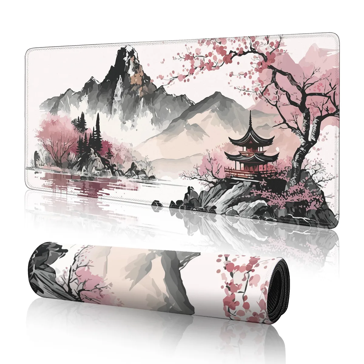 Keychron Mouse Pad 666 Cherry Blossom 31.5 x 11.8 in — product photo